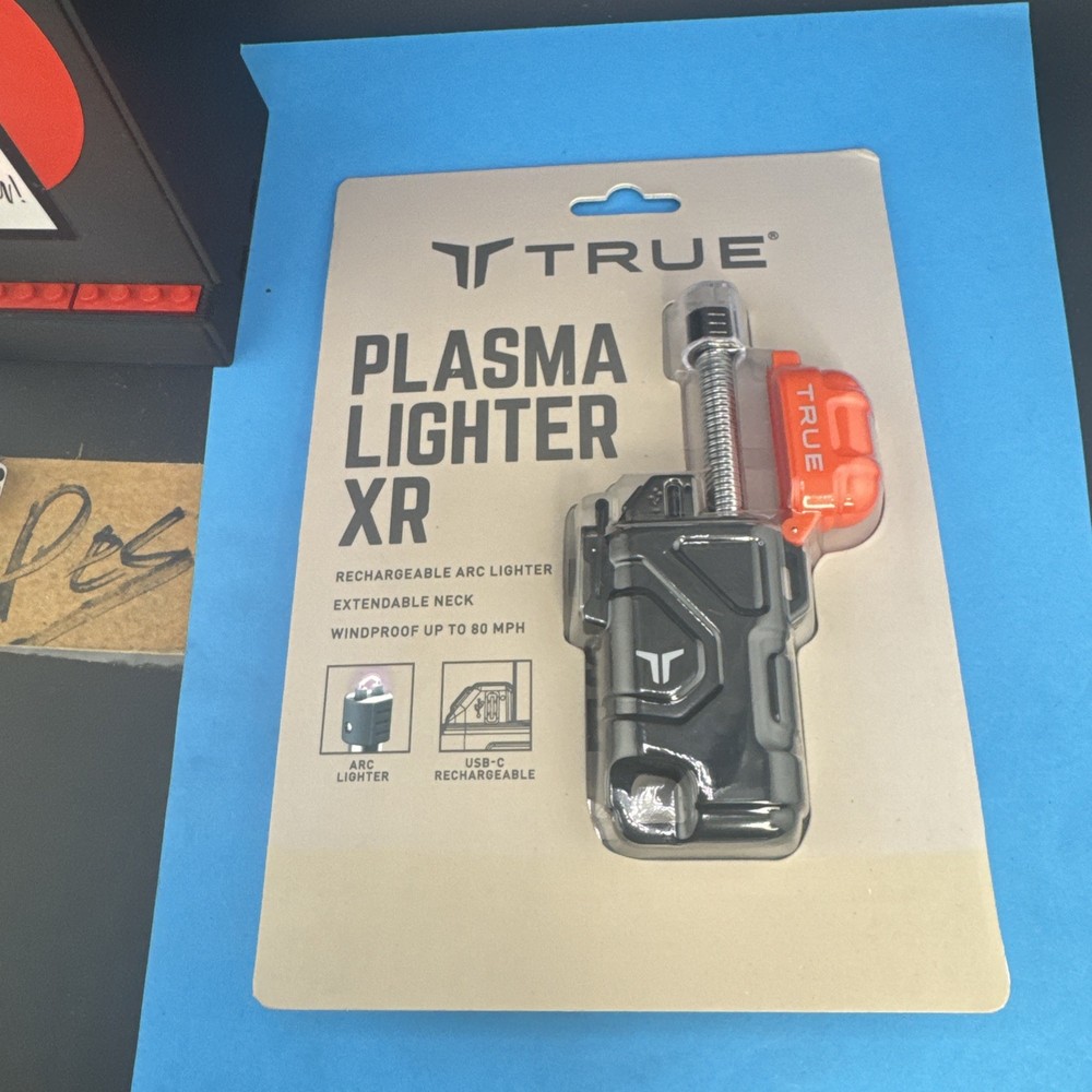 TRUE Plasma Lighter XR Rechargeable Flameless Windproof USB-C Camping EDC