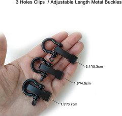 7 Packs Metal Buckles for Survival Paracord Bracelets, Adjustable Stylish Alloy