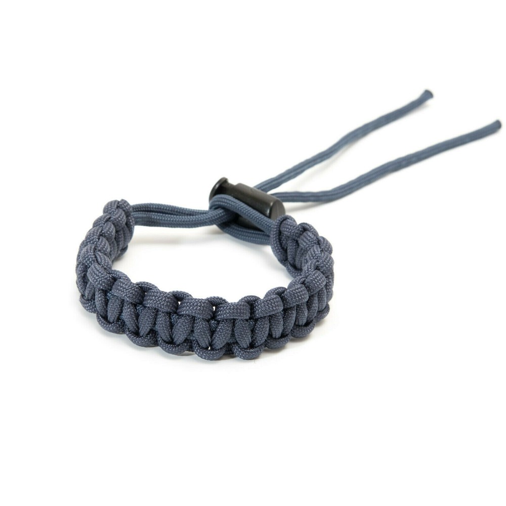 Braided Paracord Adjustable Bracelet in Navy Blue by APMOTS