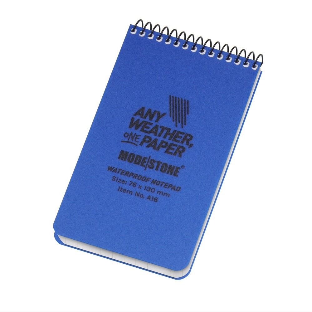 Modestone Waterproof Notepad Stone Paper Checkered A6 Outdoor Tactical Note