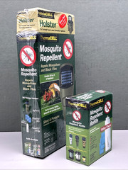 ThermaCELL Mosquito Repellent MR-G Portable Bundle+ Holster+ 4 Refills + 12 Mats