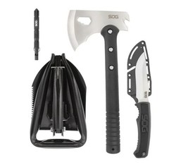 4 Piece SOG Finely Crafted Elite Forces Ultimate Camping Kit