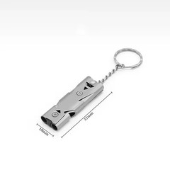 150DB Double Tube High-Frequency High Decibel Survival Whistle Outdoor Rescue St