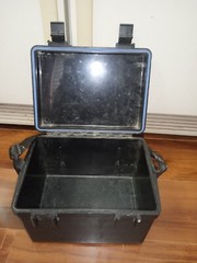 Underwater Kinetics – Black Plastic Dry Box Case – with Strap 9″ x 6.5″ x 6″