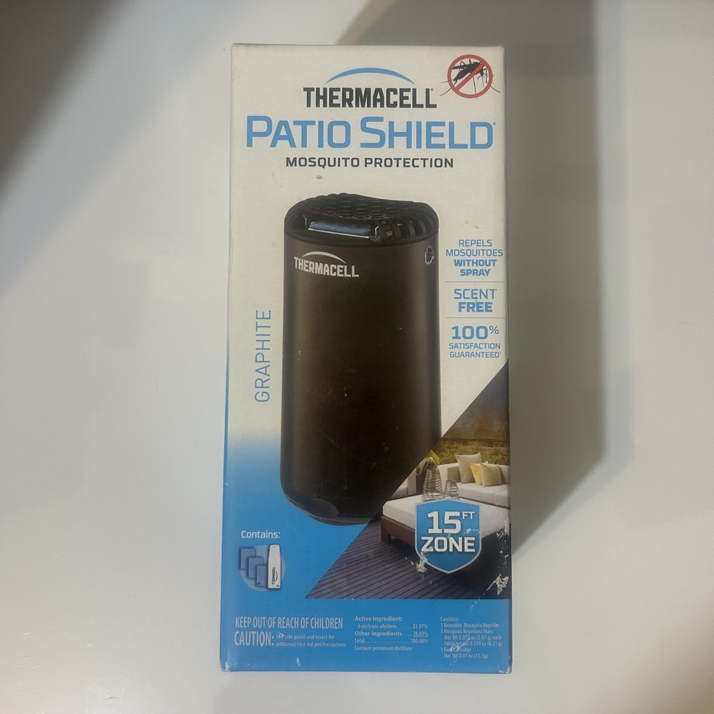 Thermacell Patio Shield Mosquito Repellent Brand New In Box