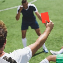 1 Set Reusable PVC Soccer Referee Cards and Whistle Portable Kit Assorted Colors