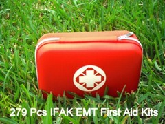 279 Pc Hard Case First Aid Kit Emergency Trauma Sport School Survival Travel Car