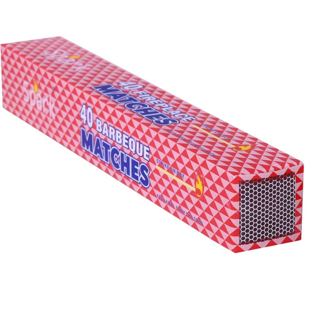 11″ Long Wooden Matches: 40CT