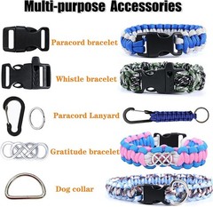 Paracord, 550 Paracord Combo Kit with Instruction Book – 36 Colors Multifunct…