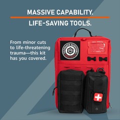 Ultimate Survival Med Kit — 4-Person Trauma First Aid System (315 pcs)