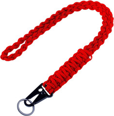 Heavy Duty Braided 550 Paracord Neck Lanyard Keychain for Men Women Outdoor Surv
