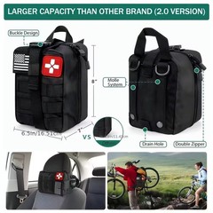 Emergency Survival Prepper Kit First Aid Bug out Military 204 Pieces Set -US