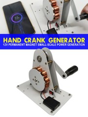 50W Portable Hand Crank Generator Emergency USB Charger Camping Outdoor Survival