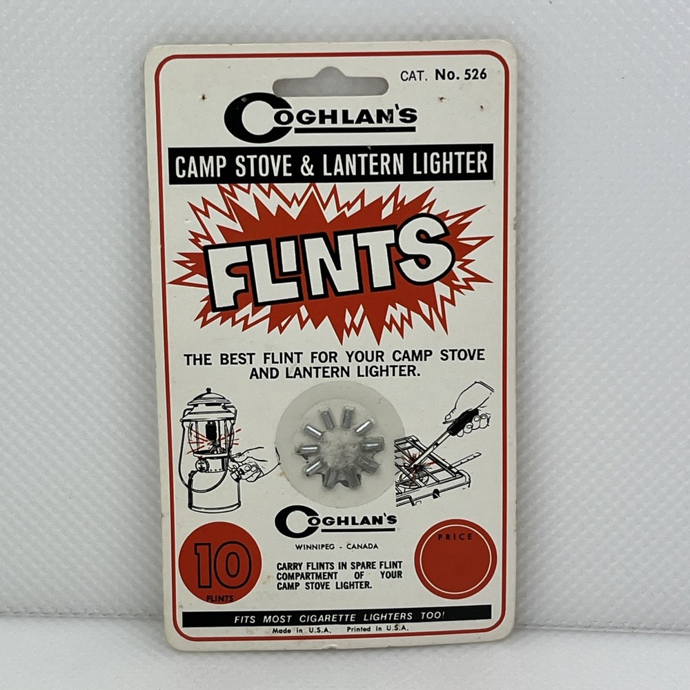 Coghlan’s Replacement Flints (10 Count) Camp Stove Lantern Lighter