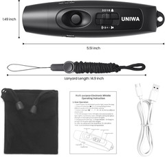 Electronic Whistle with USB Charging, 3 Tone & 3 High Volume Hand Emergency Whis