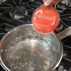 HotSnapZ Reusable Hand Warmers – 4″ Round Instant Heat Packs One Size, Red