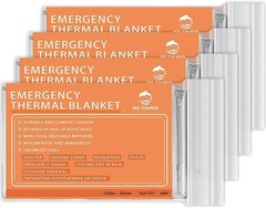 Emergency Thermal Blankets Mylar Survival Pack