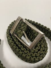 NEW Stone River Gear 500 Lb. Survival Paracord Belt Green X-Large Waist 44″-48″