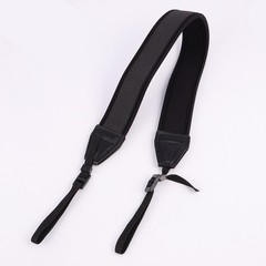 Black Widened Strap Binoculars Lanyard Camera Shoulder Neck Hanging Rope