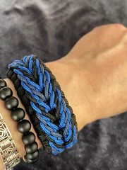 Paracord Bracelet Rasta, LGBT Rainbow, different colours, easy release clasp