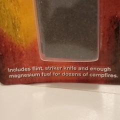 Magnesium Fire Starter Camping Backpacking Survival Flint Steel Camp Emergency