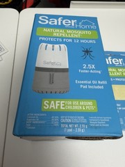 Safer Home SH1200 Outdoor Mosquito Repellent & 4pk refills. (Bundle kit)