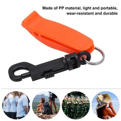 Emergency Whistle Dual Frequency Multifunctional Orange Safety Warning Whistle