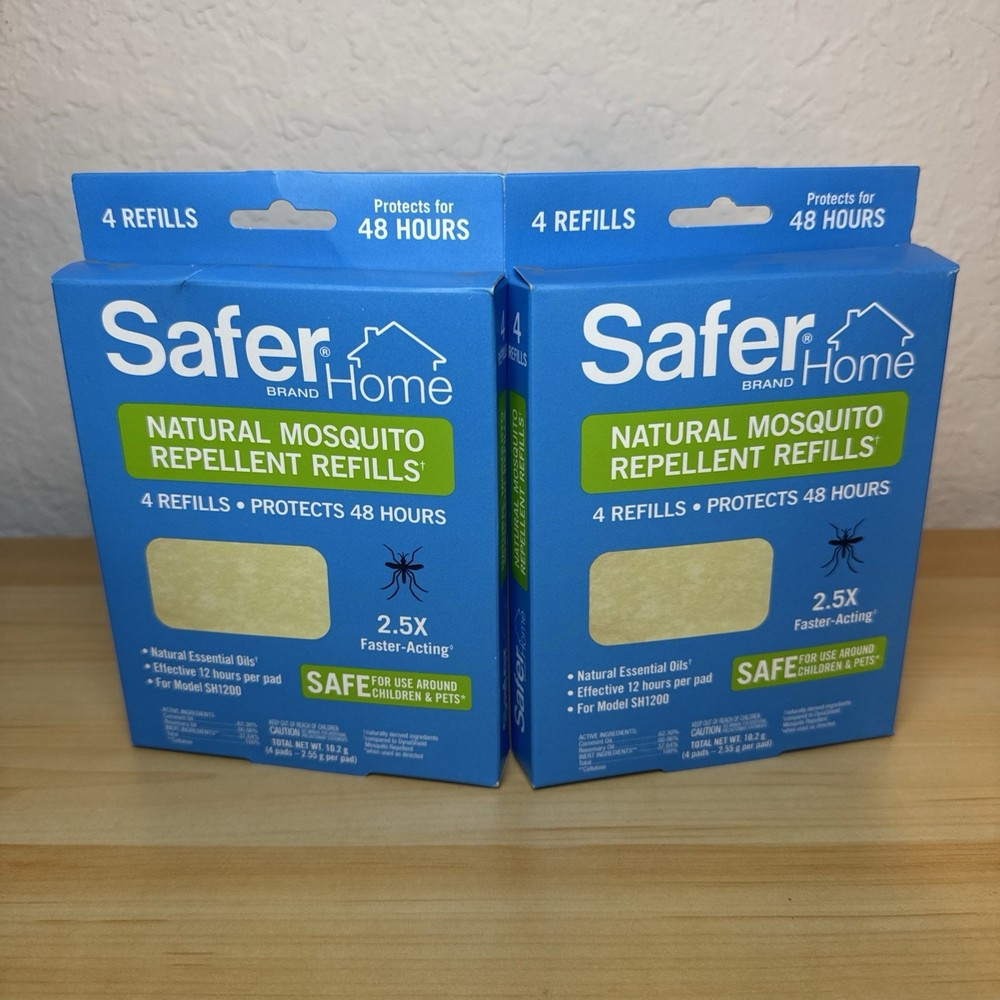 Safer Home SH1200 Mosquito Repellent Refills 8 Pads (2 Pack)