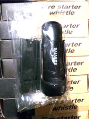 NEW Fire Starter Kit with Whistle and Compass for Emergency Survival