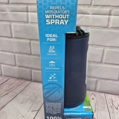 Thermacell Mosquito REPELLENT Patio Shield 15 ft ZONE NO SPRAY Refillable Blue
