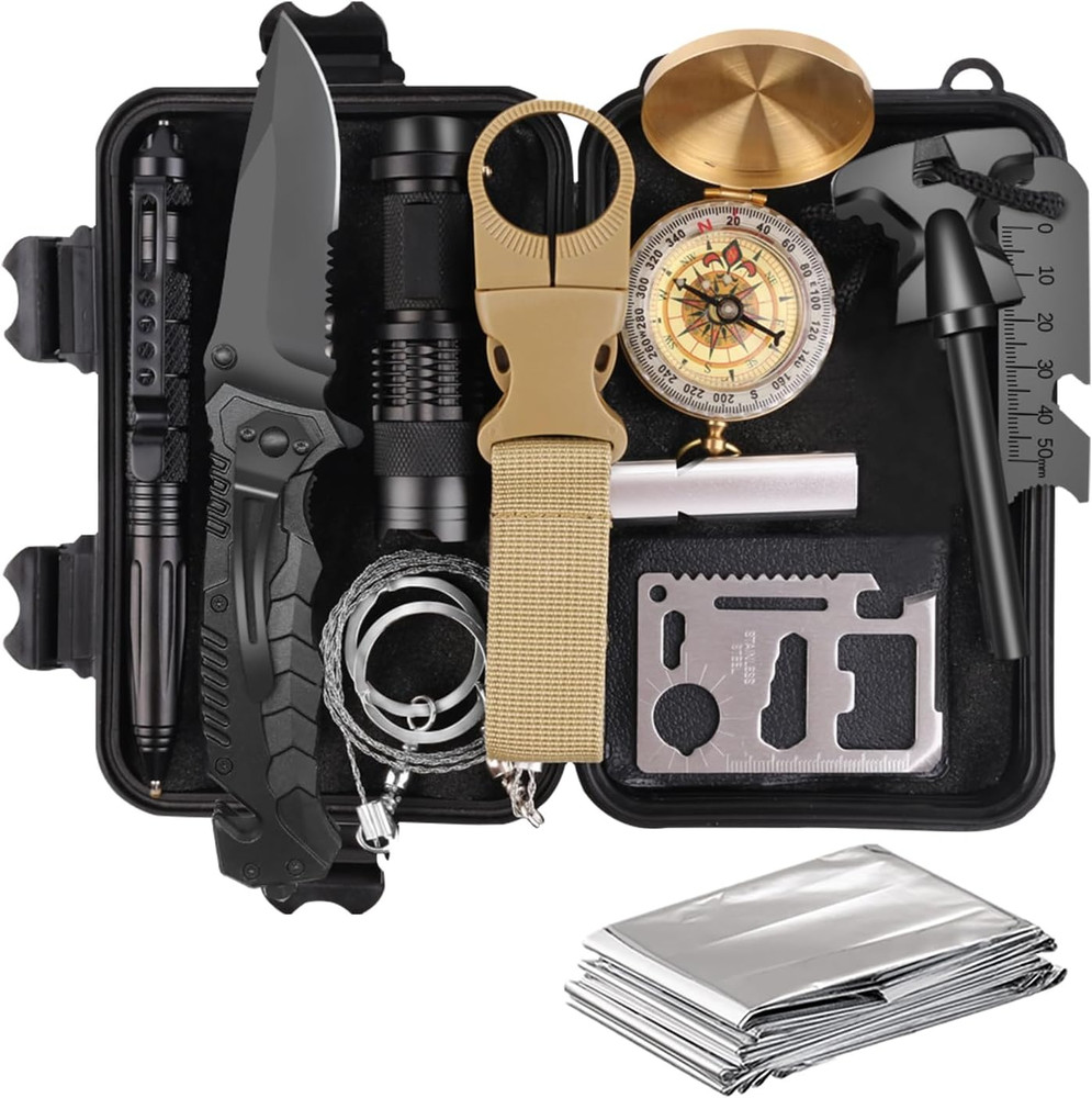 Gifts for Men Dad Husband Him Fathers Day, Survival Kit, Emergency Survival Gear