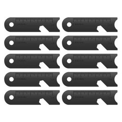 10 Pcs Outdoor Flint Scraper Striker Flint Fire Starter for Outdoor Camping