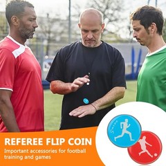Soccer Referee Kit Included 2 Pcs Checkered Linesman Soccer Flags, Red Yellow…