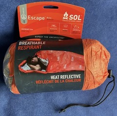 SOL Escape Lite Emergency Bivvy Reflective Heat Retention Sleeping Bag Shelter