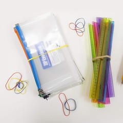 BAZIC Assorted Dimensions 227g/0.5 lbs. Rubber Bands, Multi 1-Pack, Multiple