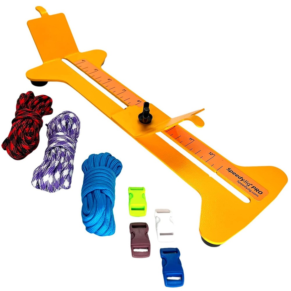 SpeedyJig Pro Paracord Craft Kit for Bracelets Lanyards Keychains DIY Projects