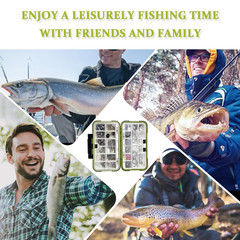 FREE FISHER 306pcs Fishing Lure Accessories Kit Including Medium,