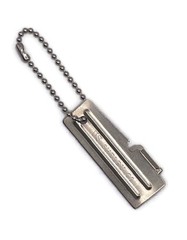 Original US Army Issue P51 Can Opener – 4½» Ball Chain/Dog Tag Chain