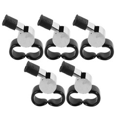 5 Pcs Referee Ring Whistle Indoor Whistles for Sports Officials Finger Referees