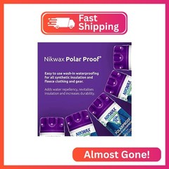 Nikwax PolarProof, 300ml, Waterproofing for Fleece Garments, Jackets, Vests, Bea