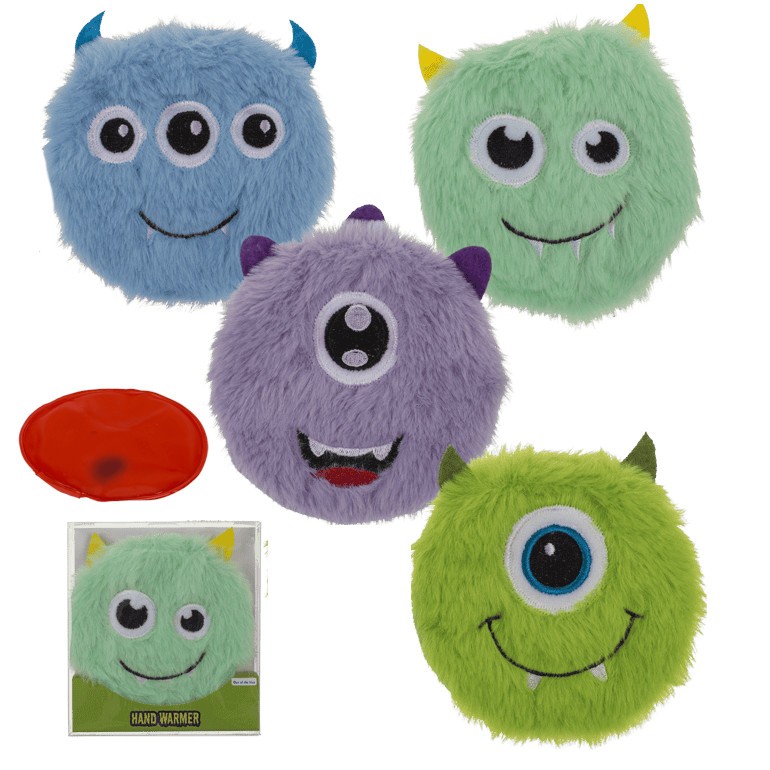 Pocket Warmer Monster Plush Cover Reusable Kids Hand Warmer Plush