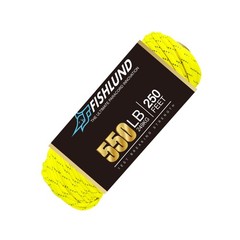 FISHLUND Paracord Rope 4mm Type III 550 250FT Reflective Parachute Rope