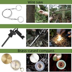 Tactical Drill First Aid Equipment Hunting Survival Challenge Tool Kit