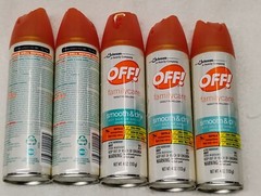 50x Cans OFF! Smooth & Dry Insect Repellent Non Greasy Formula 15% Deet Case