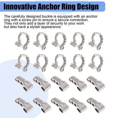 Paracord Buckles Bow Clasps Pin Anchor Shackle Adjustable Shackles5483