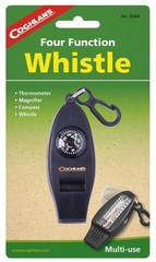 Coghlan’s 0044 Four Function Emergency Rescue Survival Whistle, Black