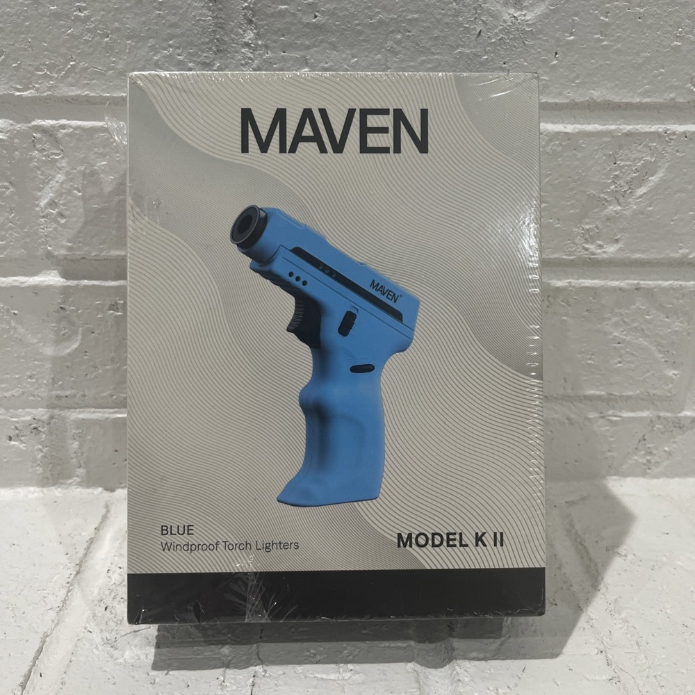 New MAVEN Model K II Windproof Torch Camp Fire Starter Lighter – Blue