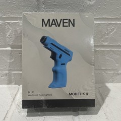New MAVEN Model K II Windproof Torch Camp Fire Starter Lighter – Blue