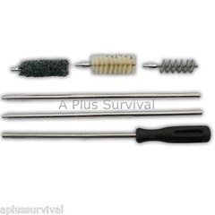 Shotgun Cleaning Brushes Kit 12 Gauge Gun Rifle Survival Kit for Range Shooting
