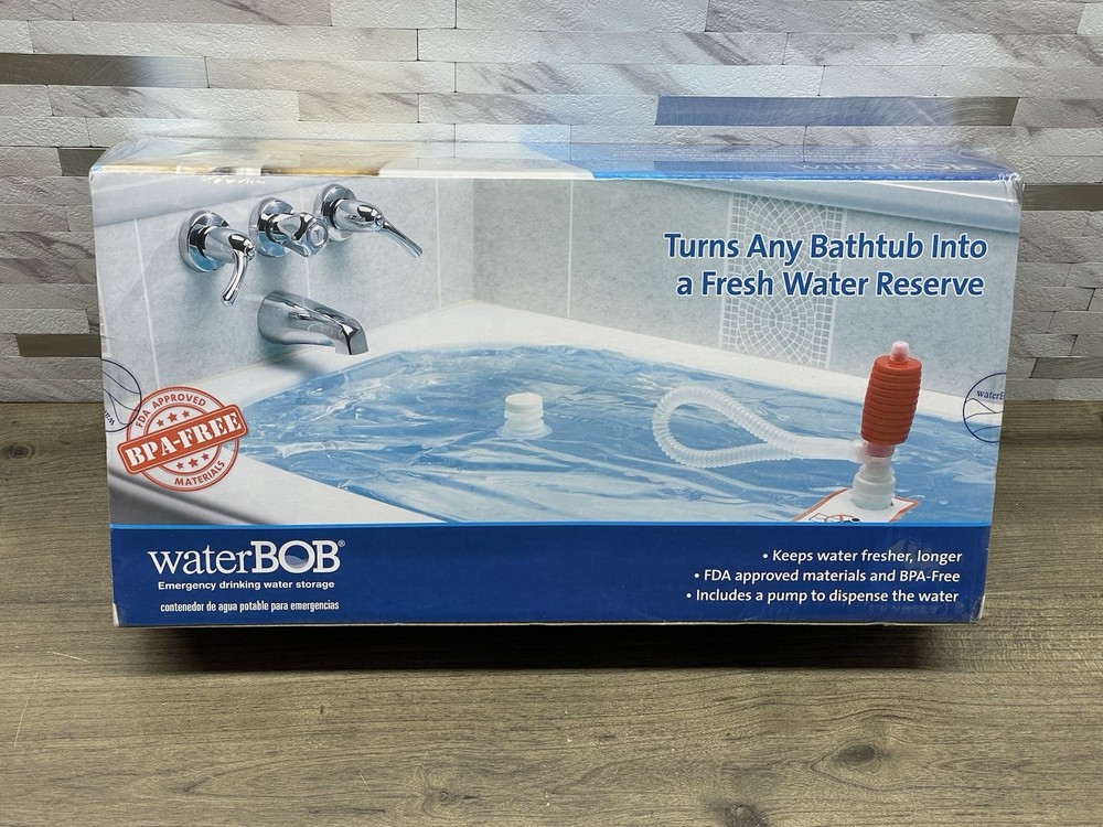 Water BOB Survival Emergency Drinking Fresh Water Storage 100-Gallons Kit SEALED